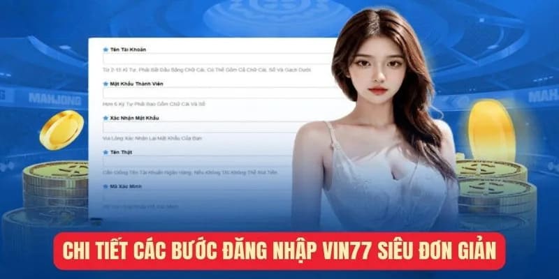 Các thao tác tiến hành đăng nhập tại VN777 chuẩn xác